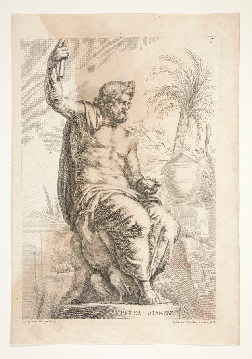 Jupiter Olympius, fra Sculpturae Vetis Admirata av Joachim von Sandrart