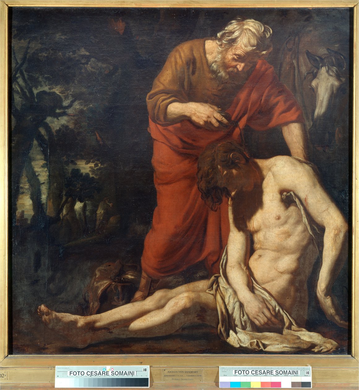 Den gode samaritan av Joachim von Sandrart