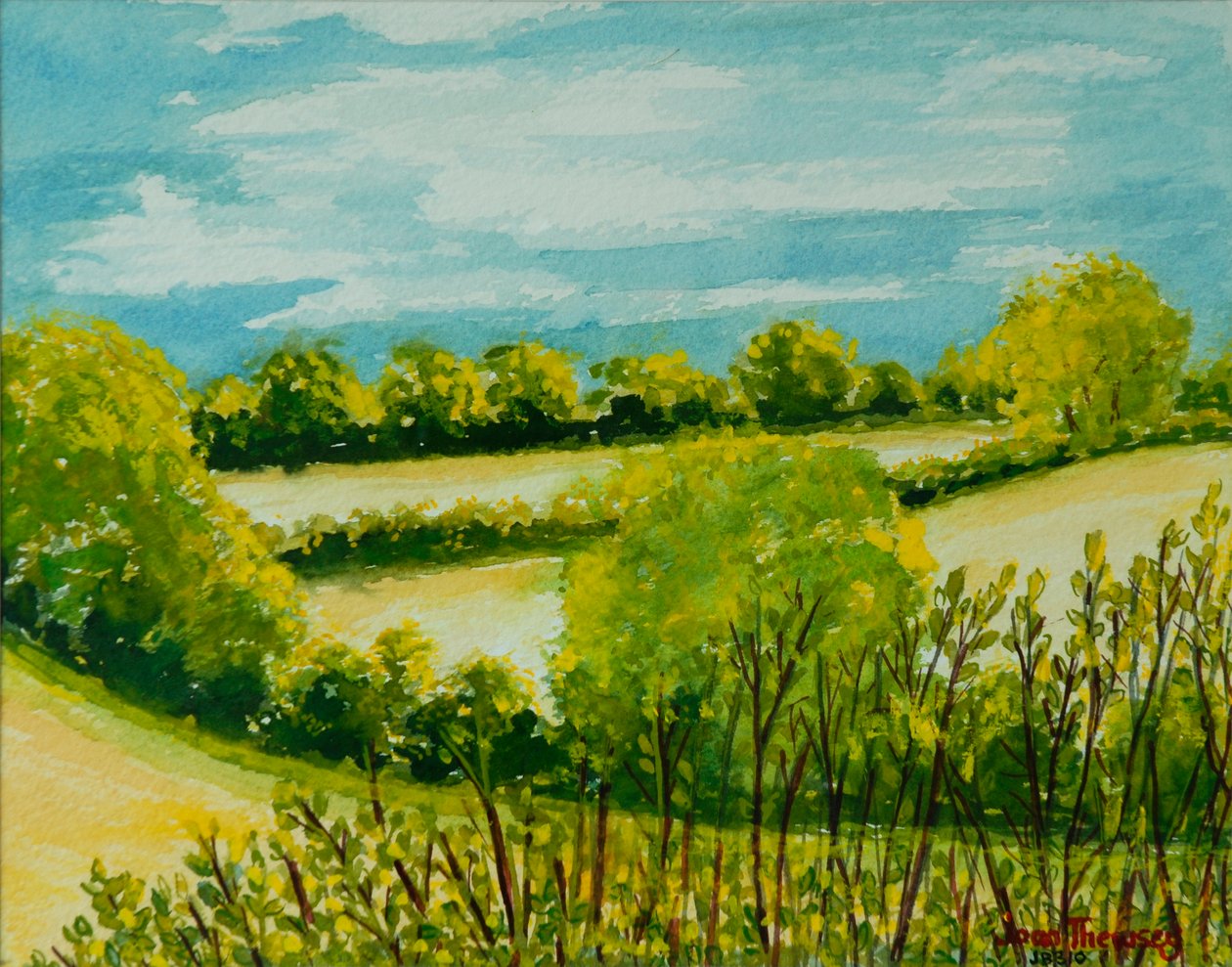 August Landscape, Suffolk av Joan Thewsey