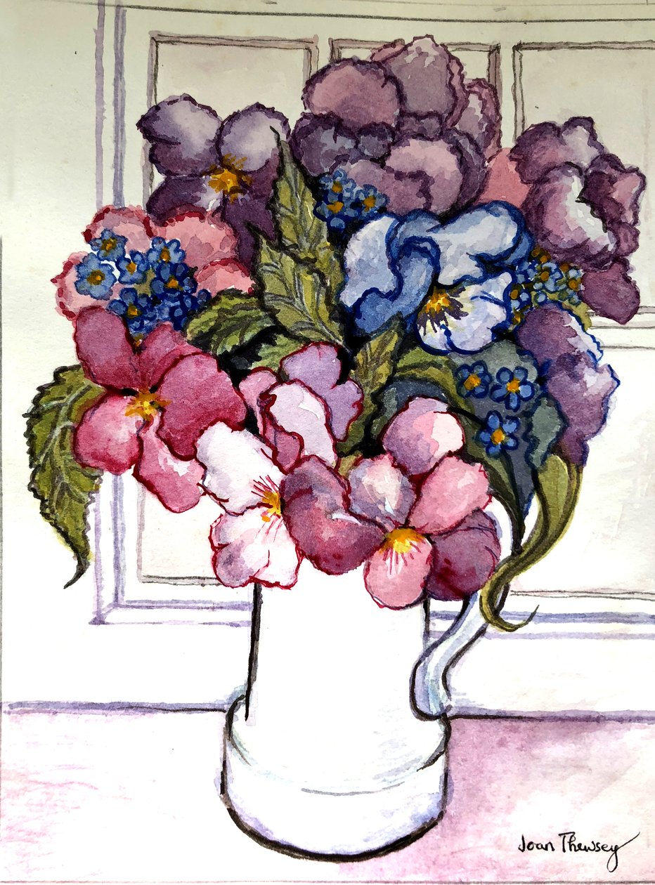 Stemorblomster og Forglemmigei, av Joan Thewsey
