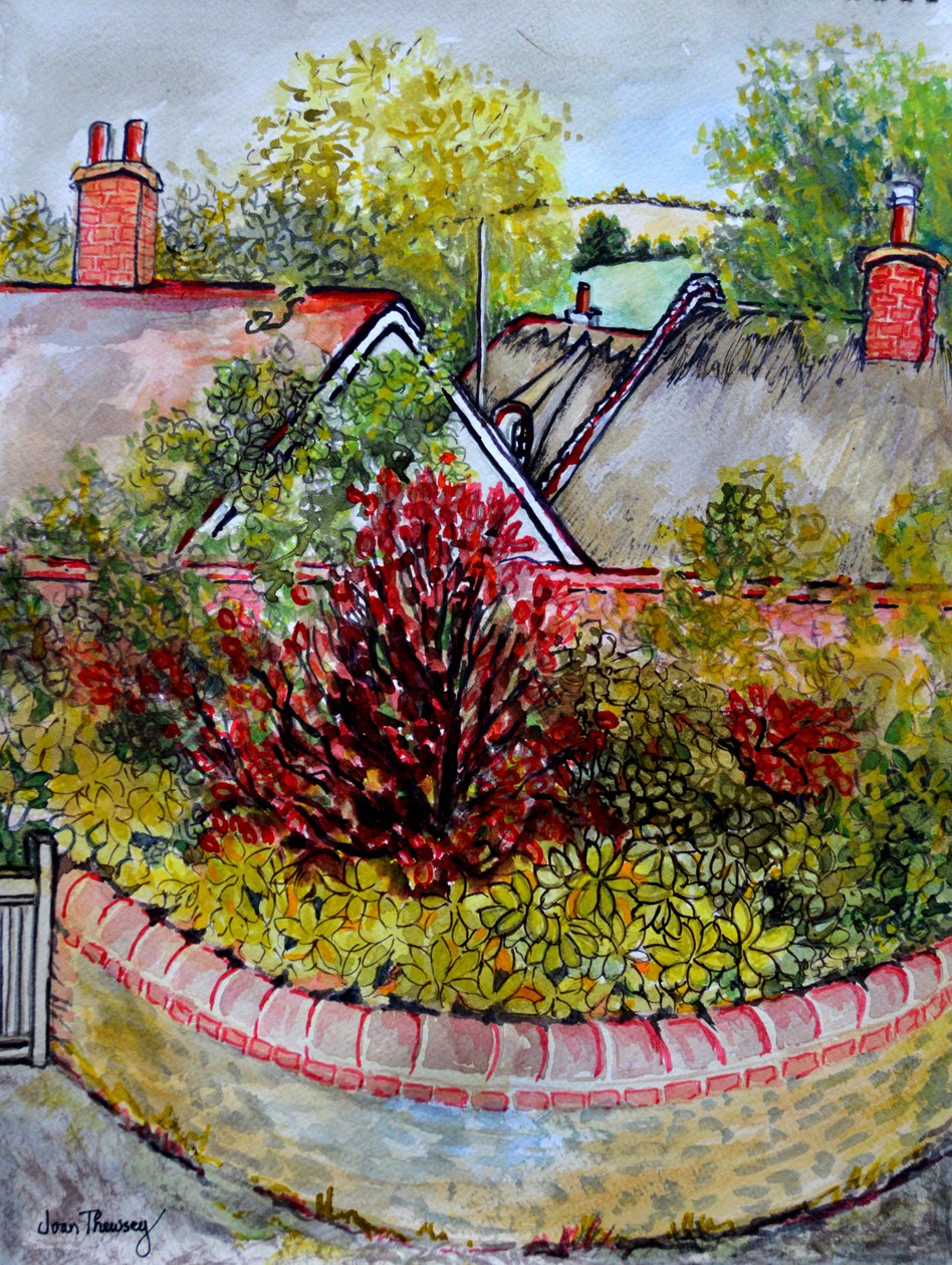 Across the Rooftops, fra Cynthias Studio, 2010, av Joan Thewsey