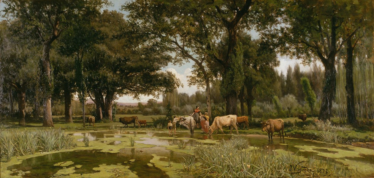 Sommerblomst av Joaquim Vayreda