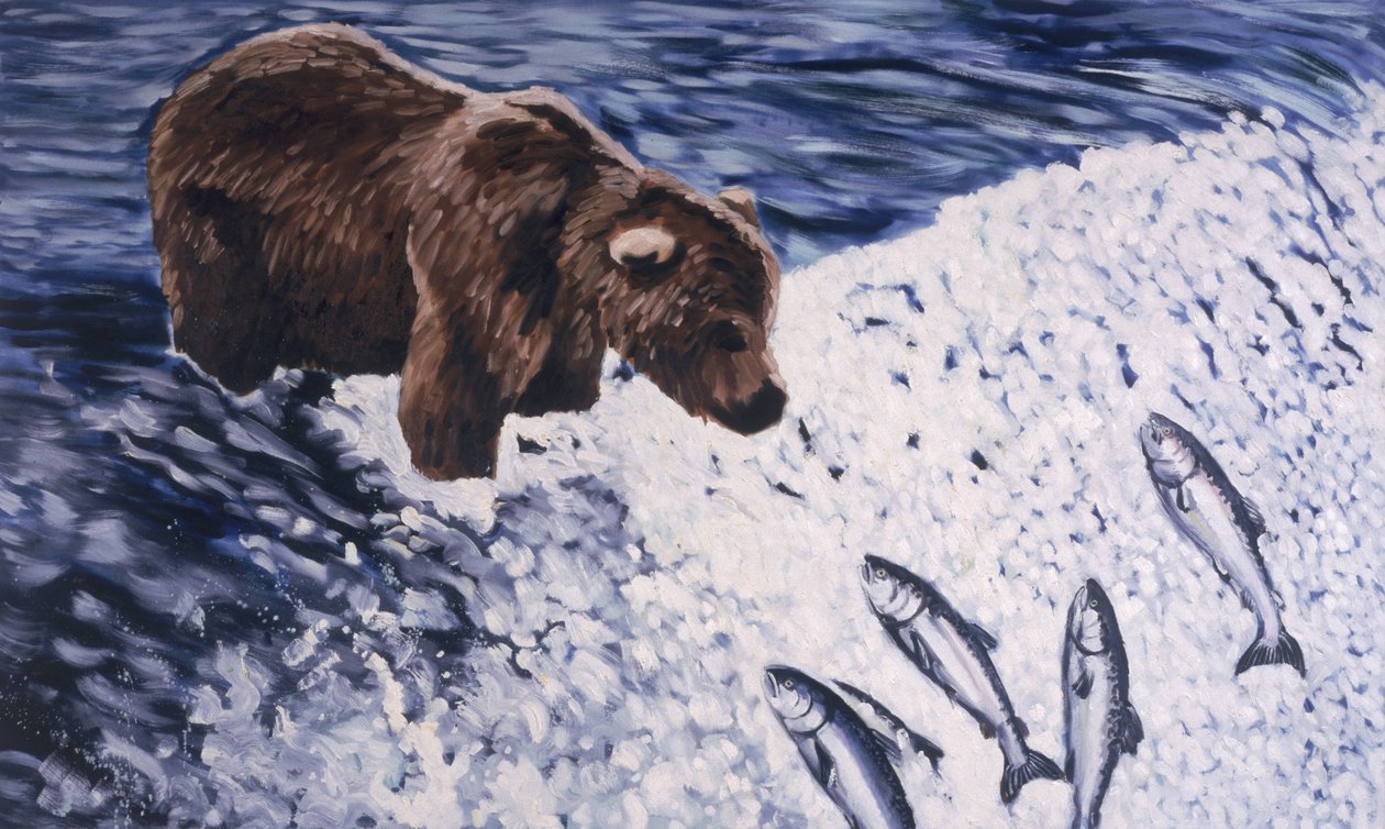 Alaskan brunbjørn, 2002 av Joe Heaps Nelson