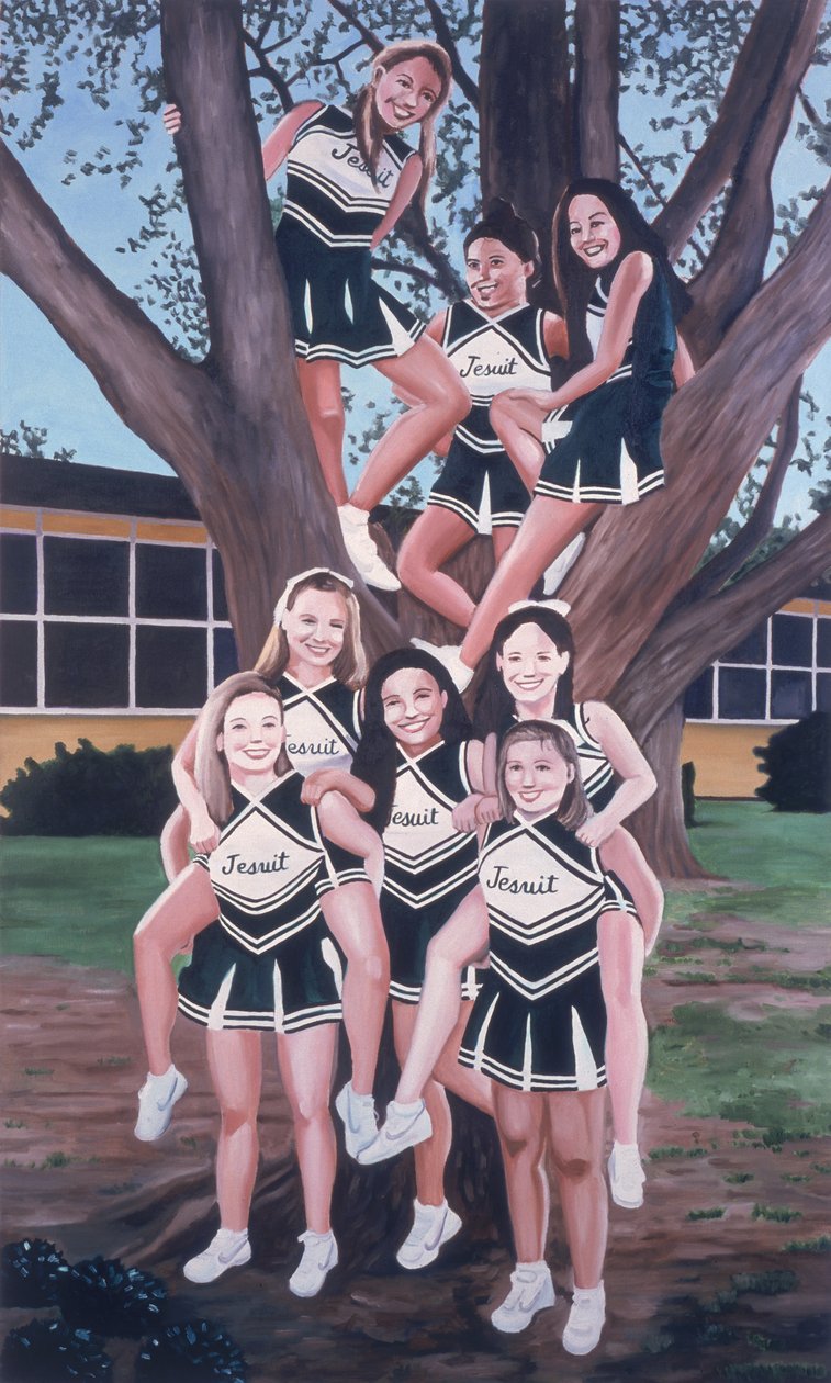 Jesuitt Cheerleaders in a Tree, 2002 av Joe Heaps Nelson