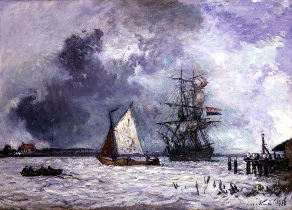 Maas av Johan Barthold Jongkind