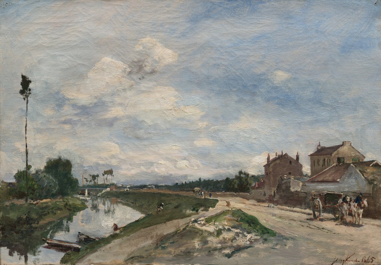 Seinen ved Bas-Meudon, 1865 av Johan Barthold Jongkind