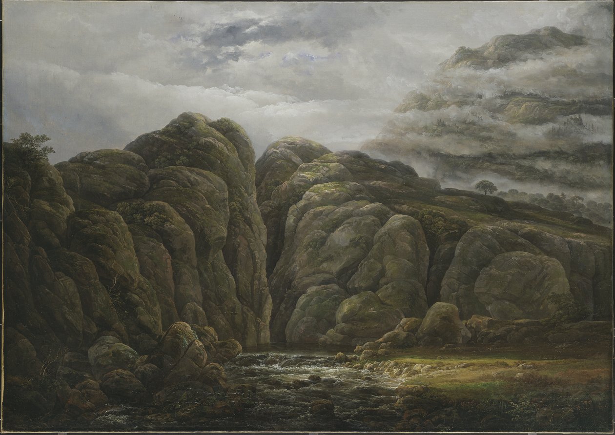 Norsk fjellandskap, 1819 av Johan Christian Dahl
