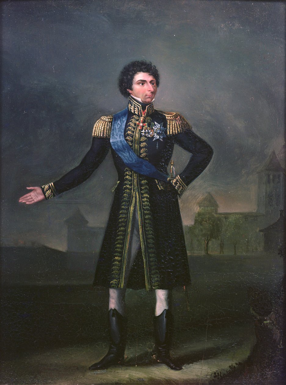 Karl XIV (olje om bord) av Johan Detloff Colberg