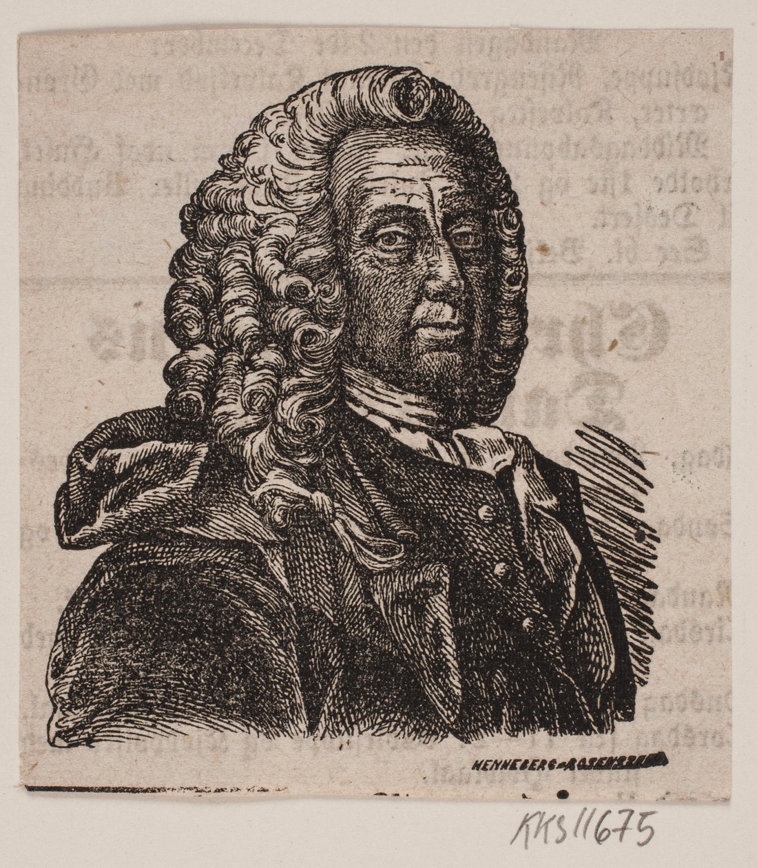 L. Holberg av Johan Frederik Rosenstand