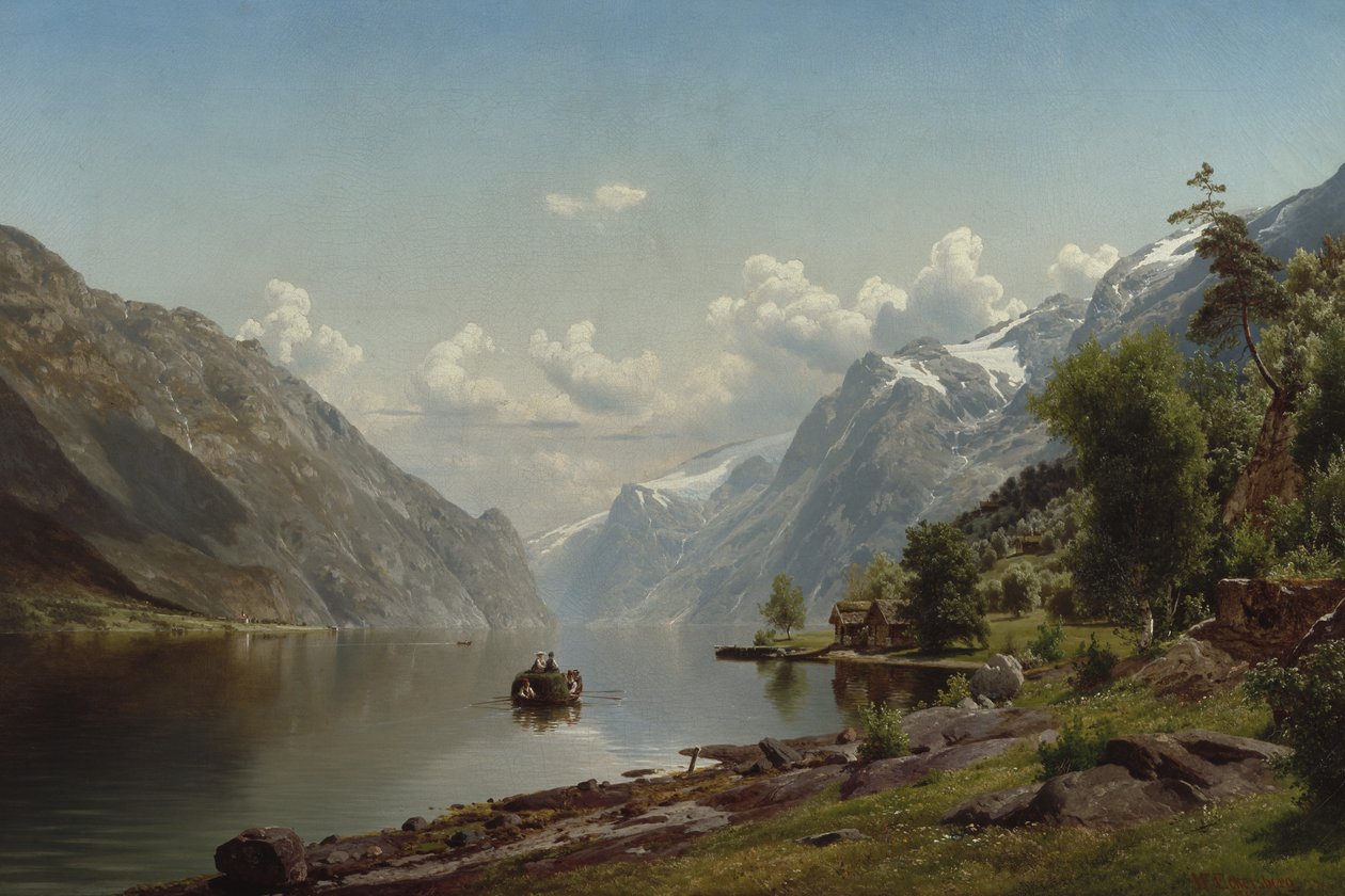Fra Hardangerfjorden av Johan Fredrik Eckersberg