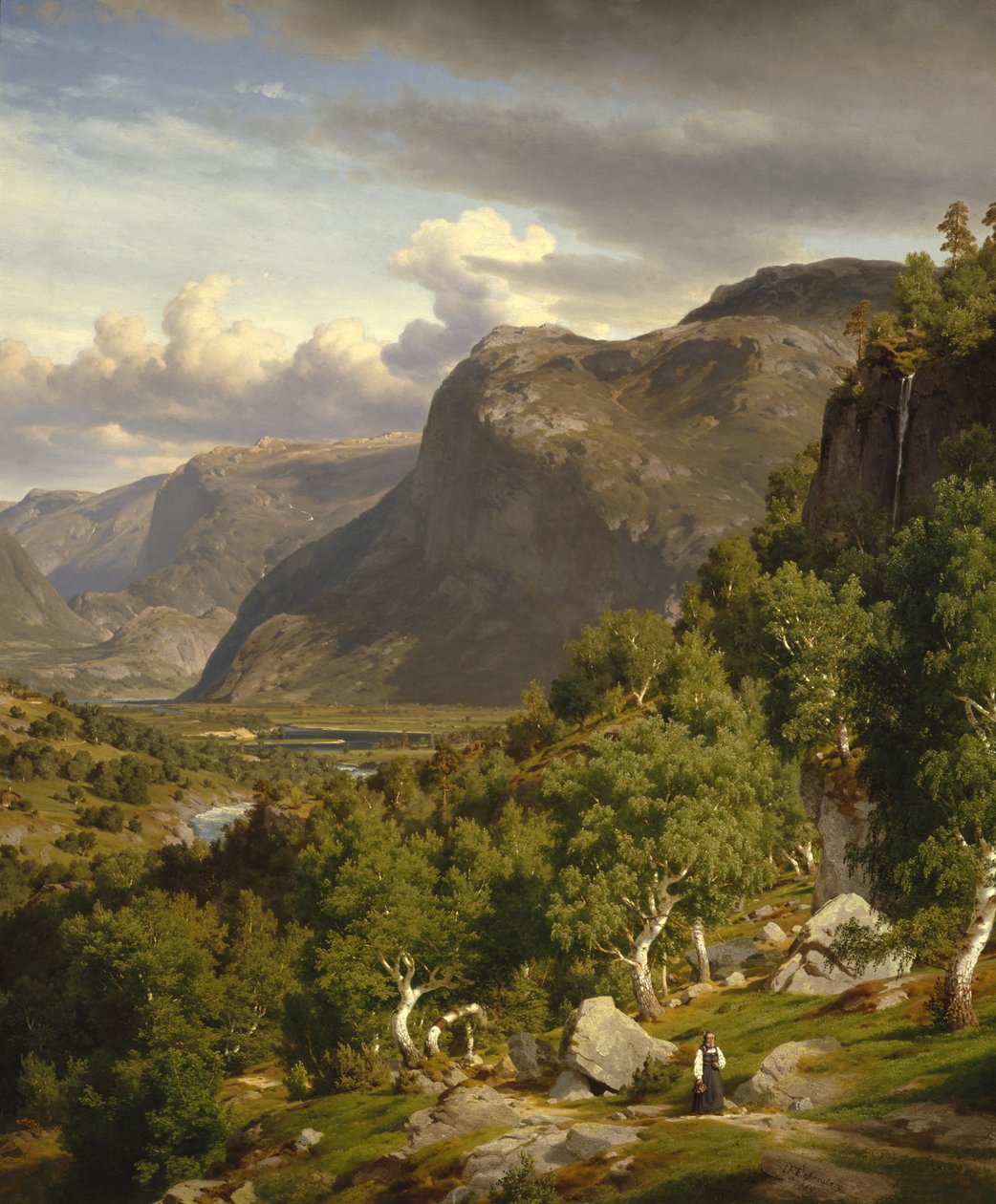 From Nes in Hallingdal av Johan Fredrik Eckersberg