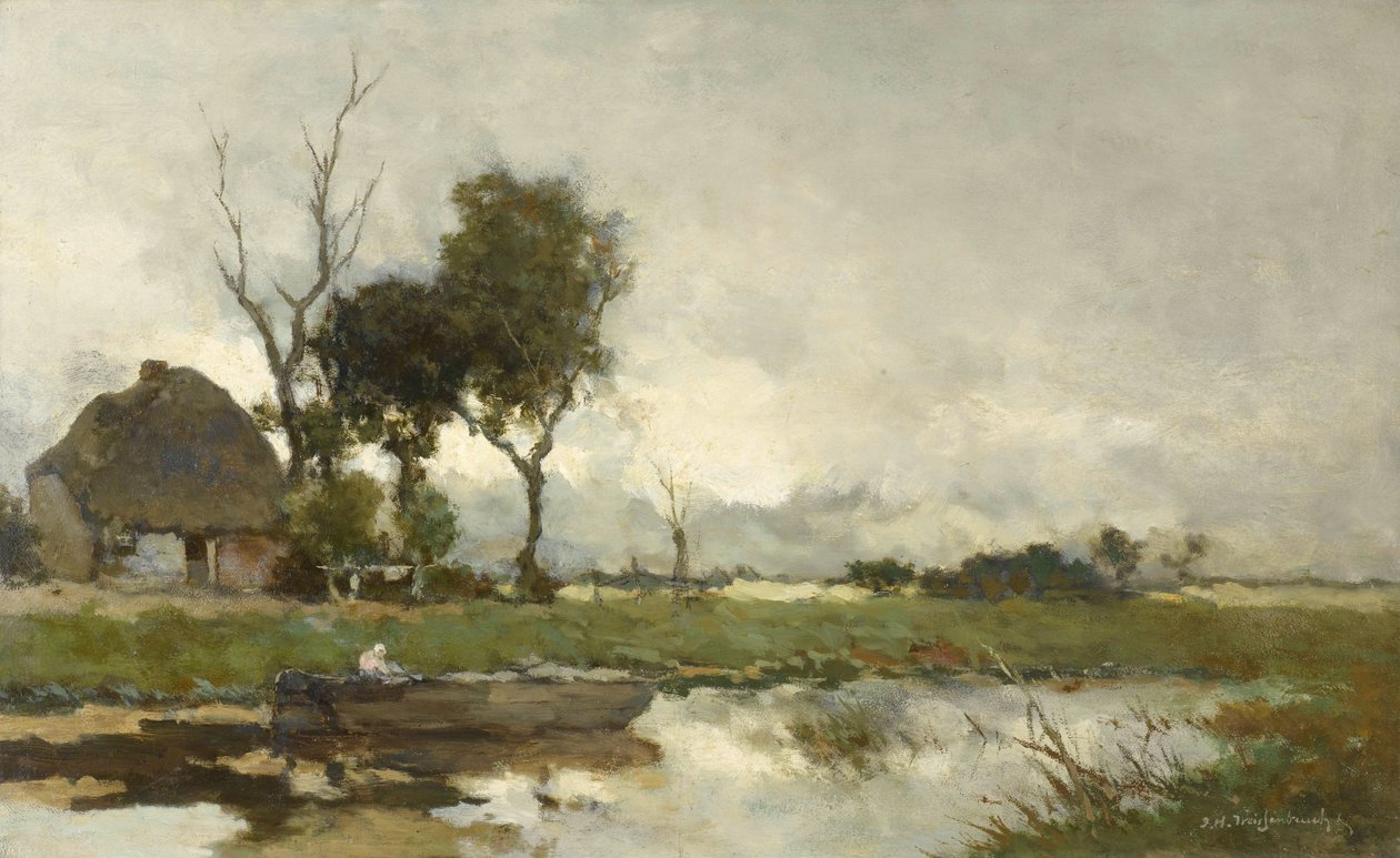 Høstlandskap høstlandskap av Johan Hendrik Weissenbruch