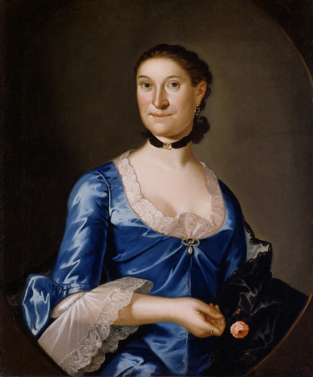 Mrs. Richard Brown, ca. 1760. av Johan Hesselius