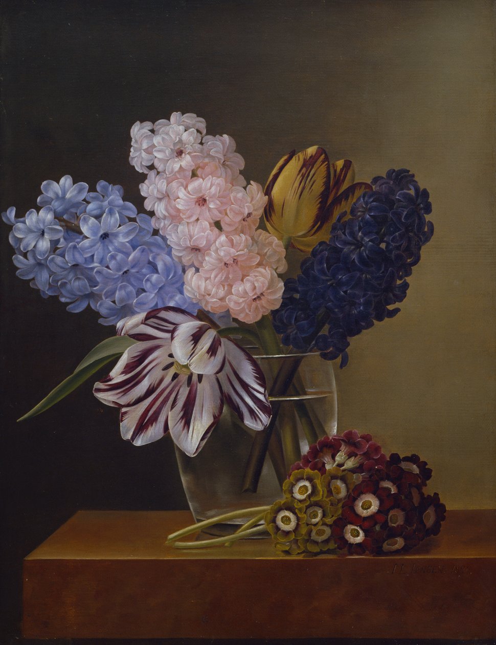 Tulipaner, hyasinter og fioler av Johan Laurents Jensen