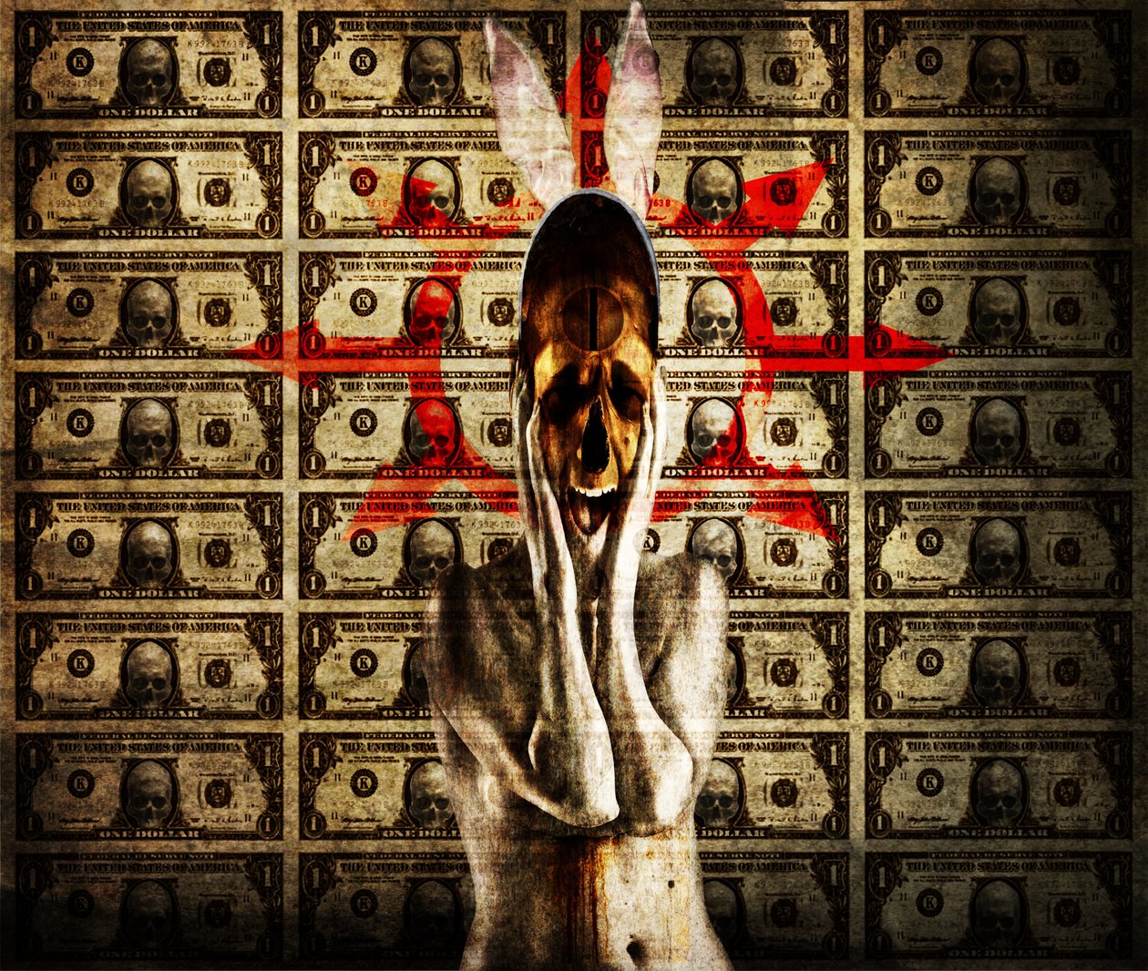 Money, 2013 (bildemanipulasjon) av Johan Lilja