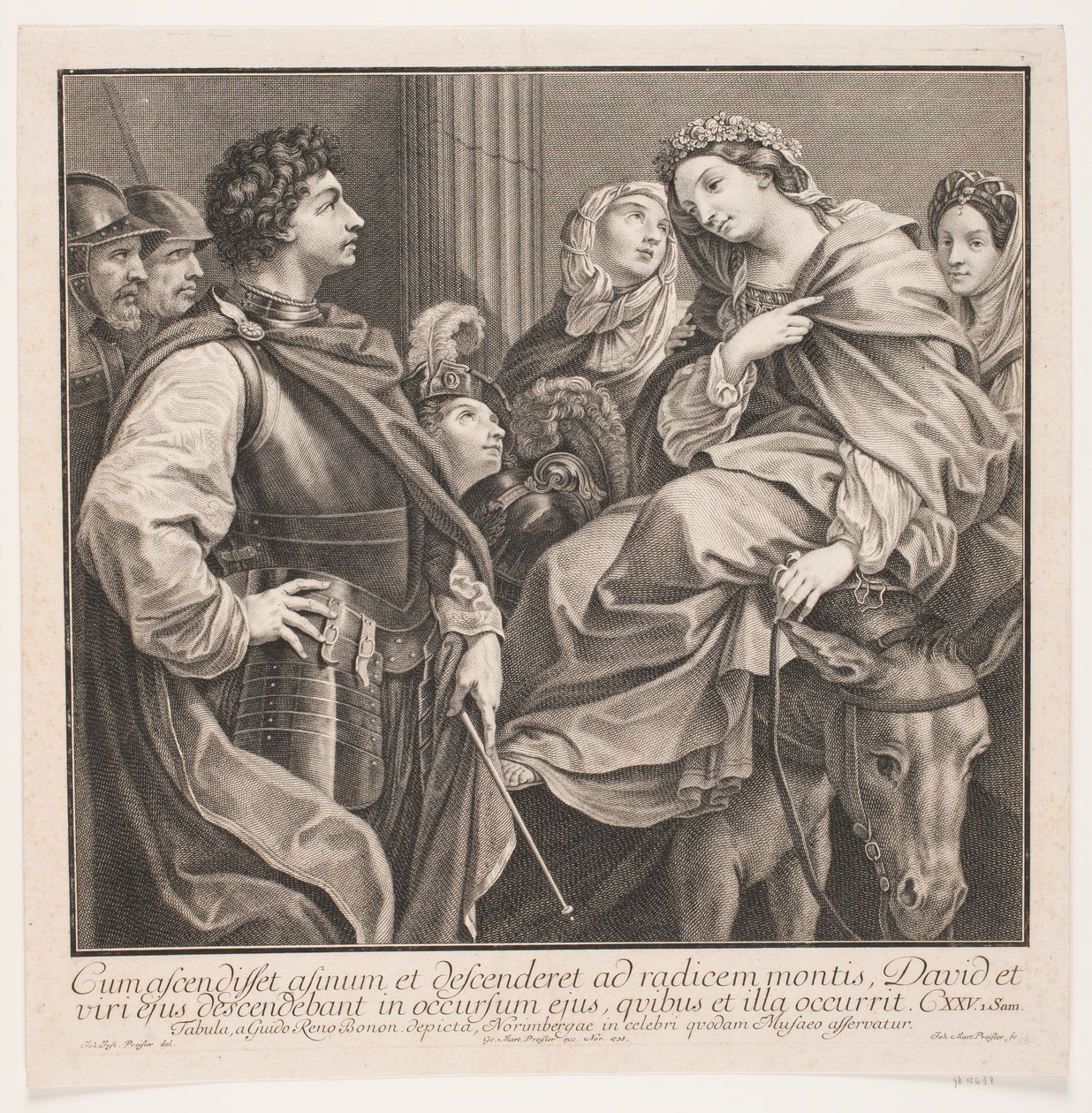 David og Abigail av Johan Martin Preisler