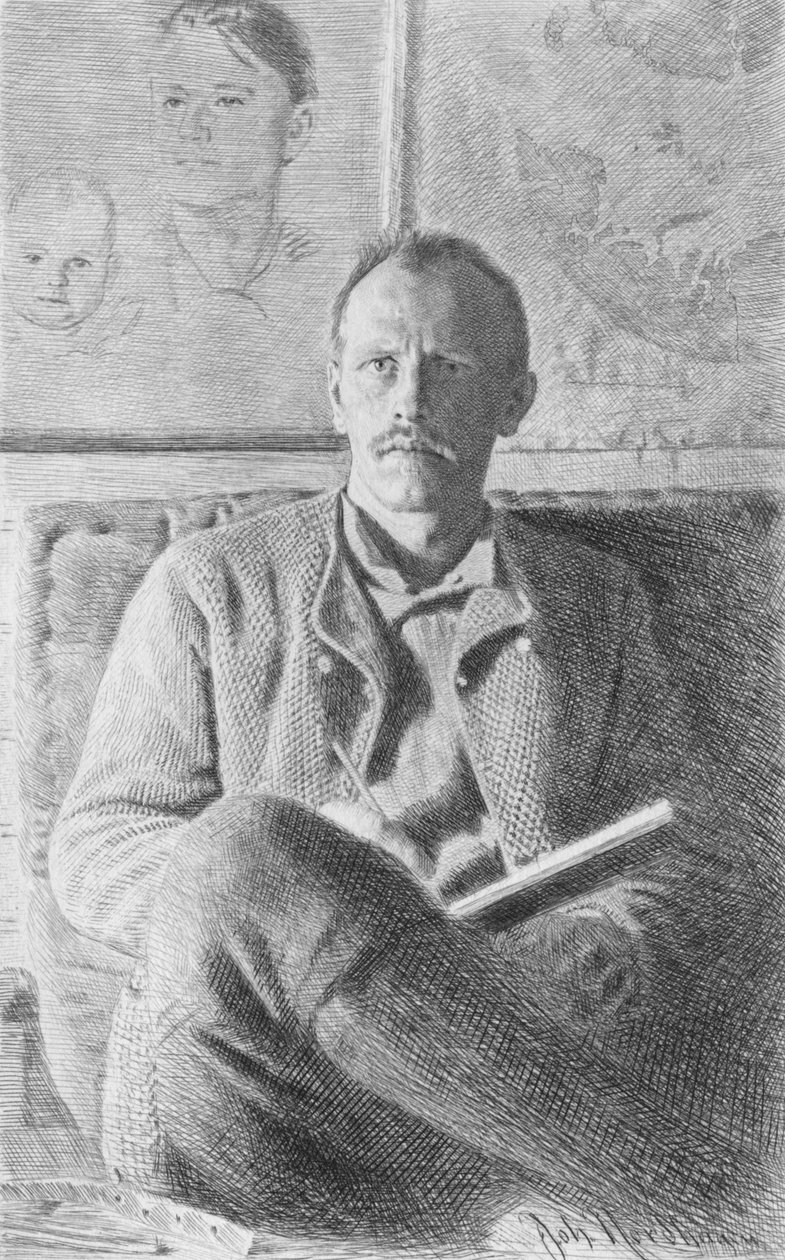 Fridtjof Nansen, 1897 av Johan Nordhagen