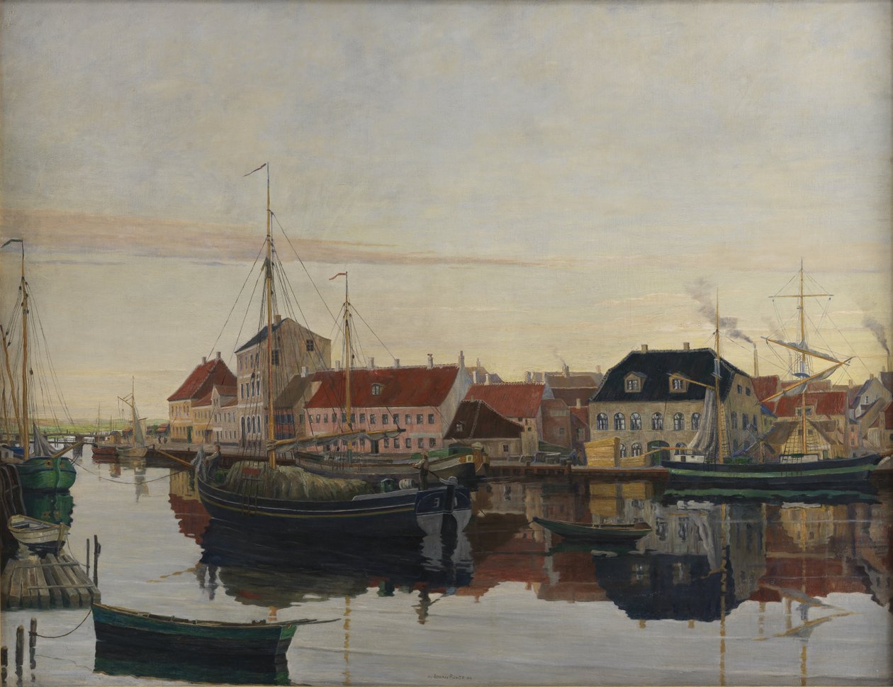 Randers havn av Johan Rohde