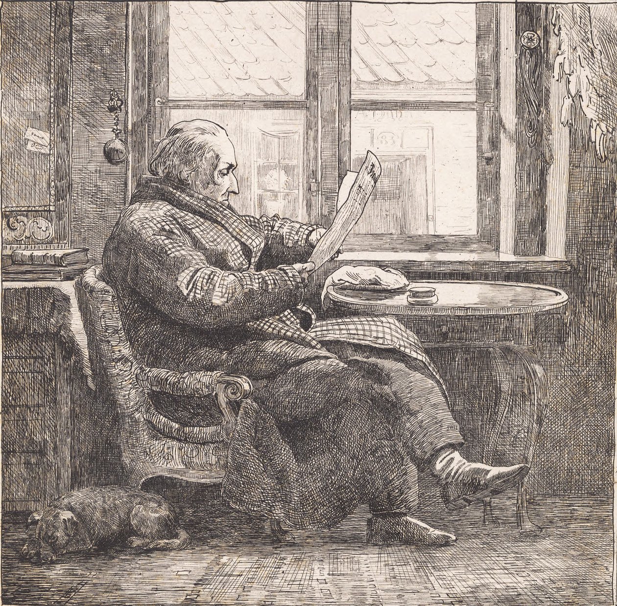Dommer Emanuel Bonnevie av Johan Thomas Lundbye