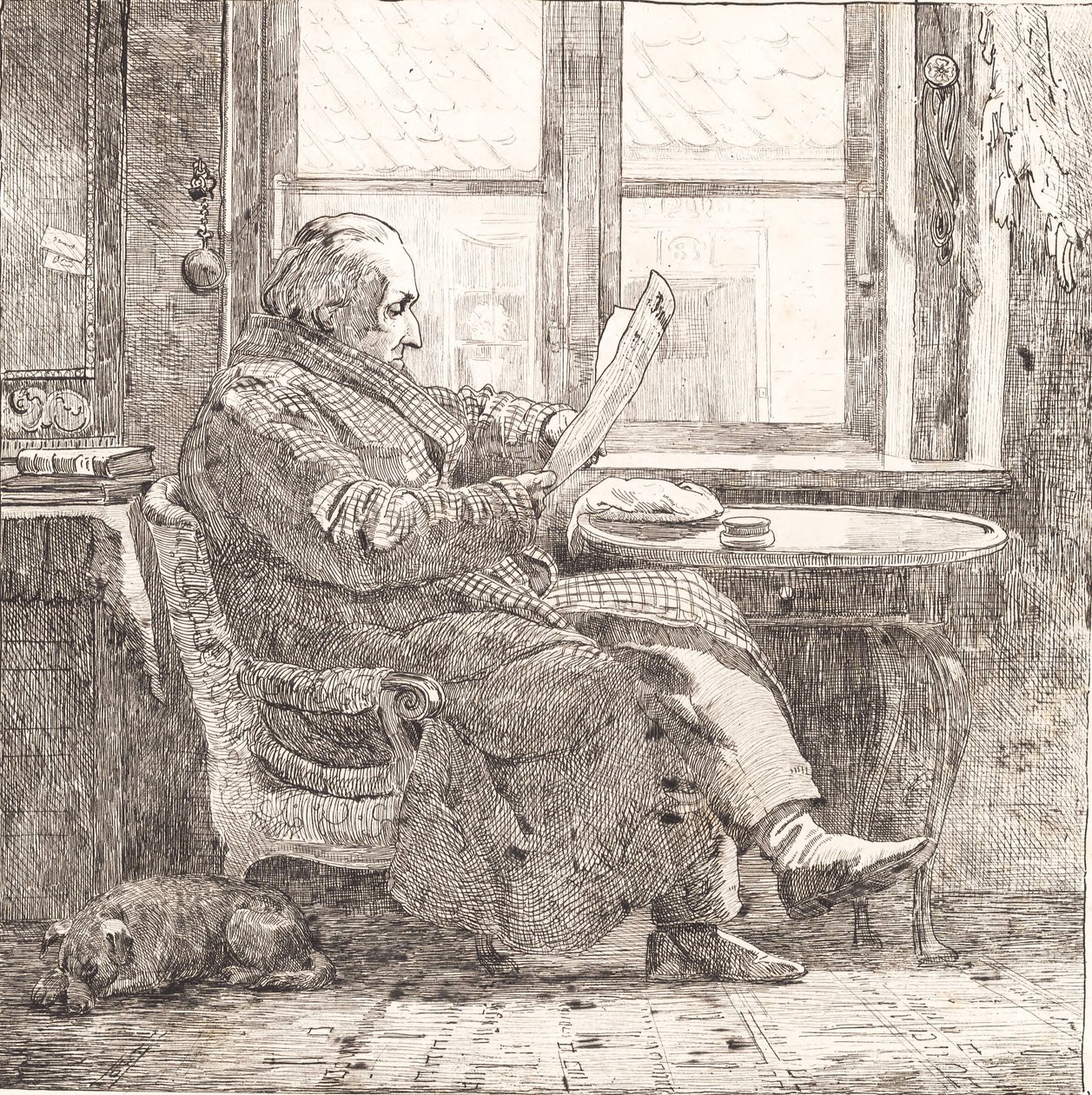 Dommer Emanuel Bonnevie av Johan Thomas Lundbye