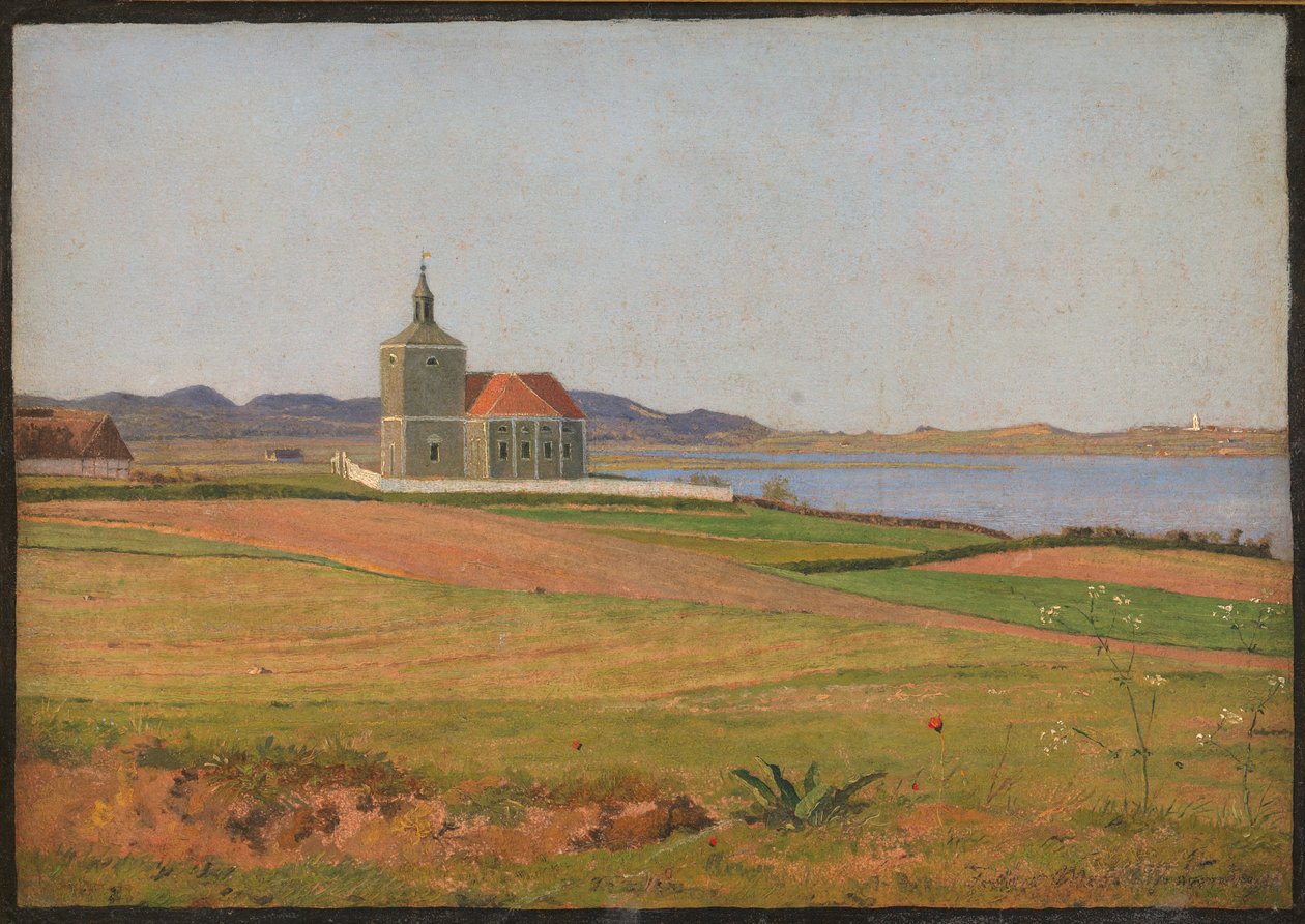 Vinderød kirke ved Frederiksværk av Johan Thomas Lundbye