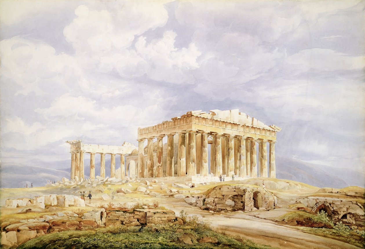 Parthenon, Athen av Johan Wolfensberger