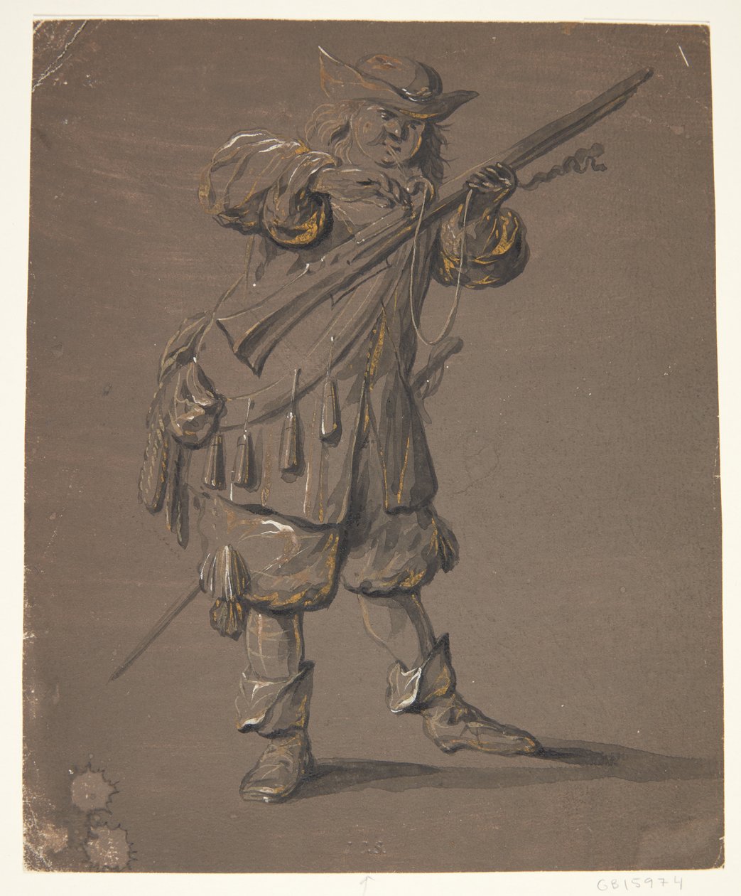 Soldat med rifle av Johan le Ducq