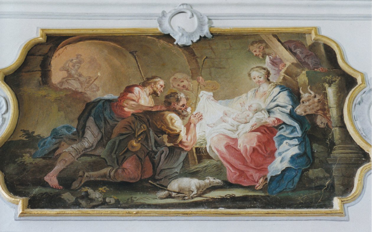 Tilbedelse av hyrdene av Johann Baptist Enderle