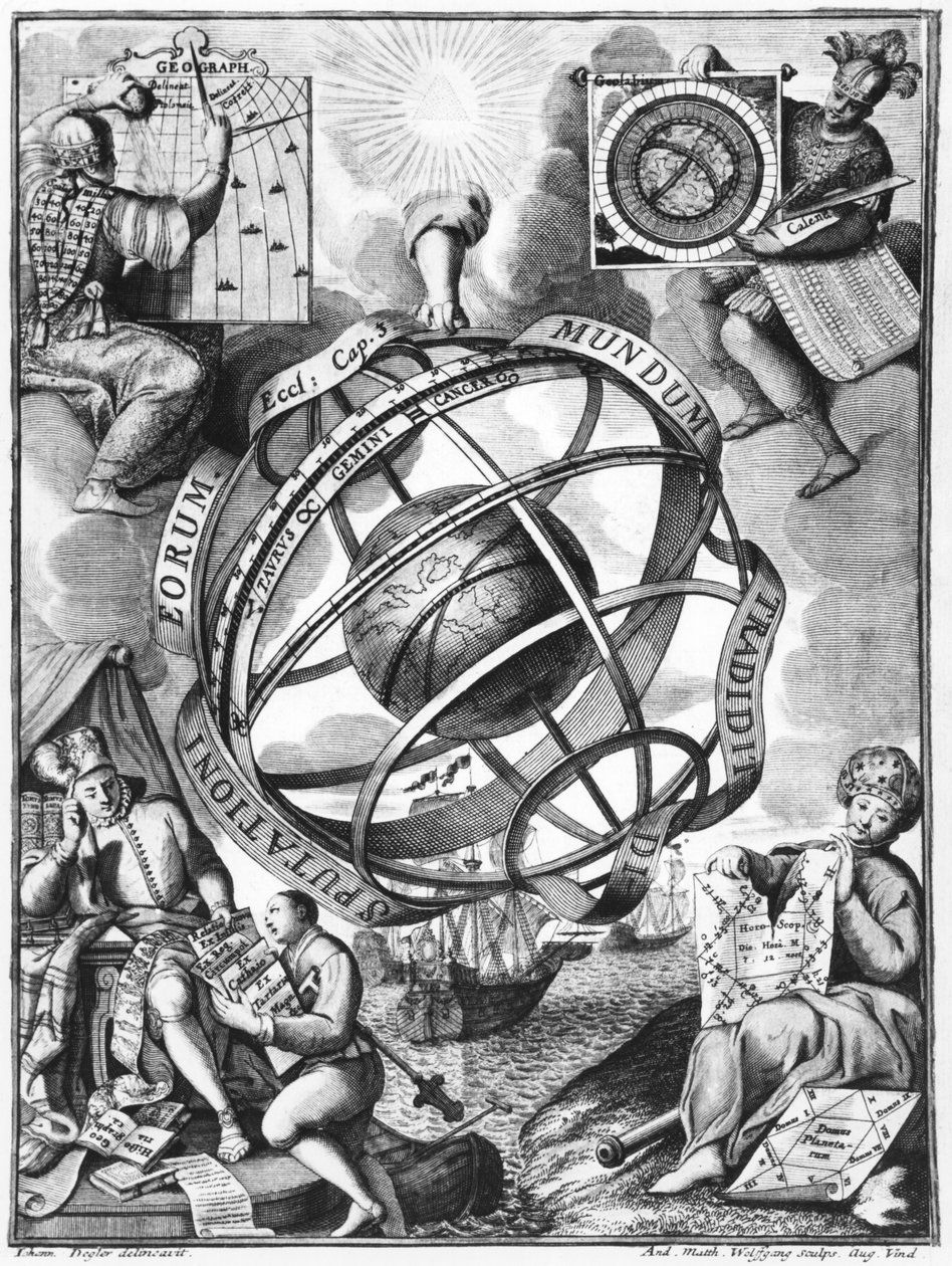 Astronomi (bw-bilde) av Johann Degler