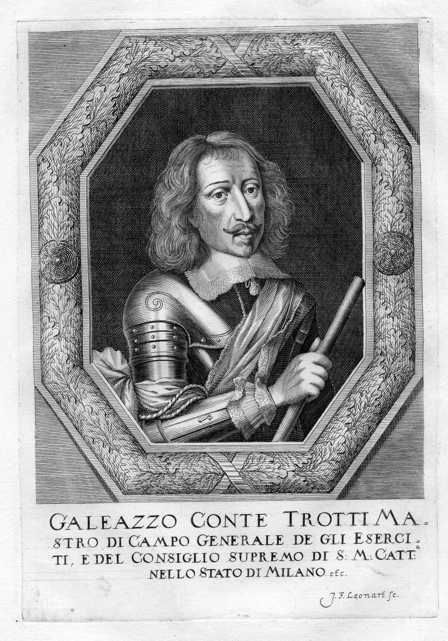 Gian Galeazzo Trotti av Johann Friedrich Leonart