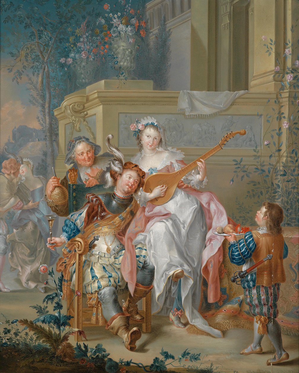 Utendørs musikk samfunn av Johann Georg Platzer