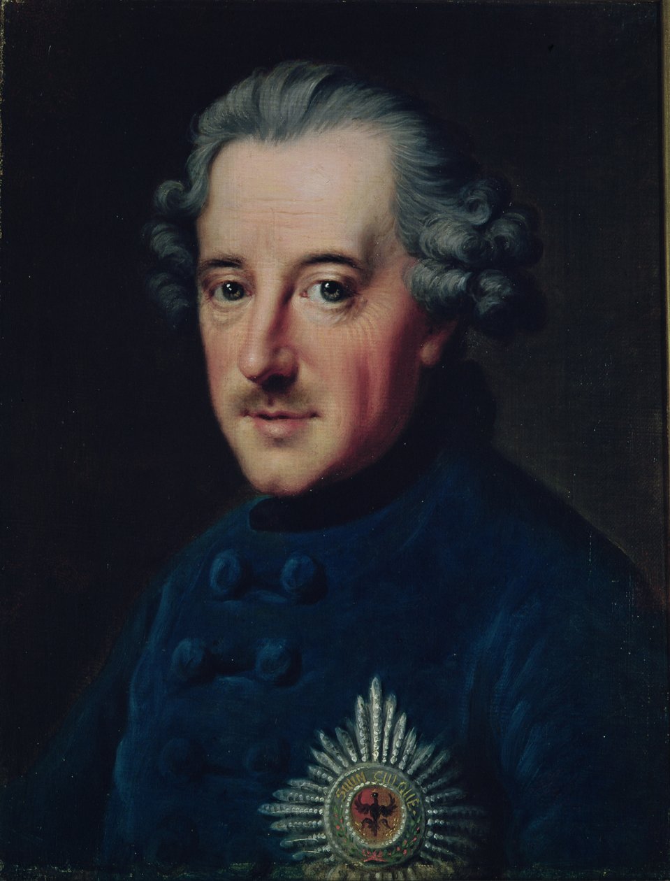 Fredrik II den store (1712–86) av Johann Georg Ziesenis