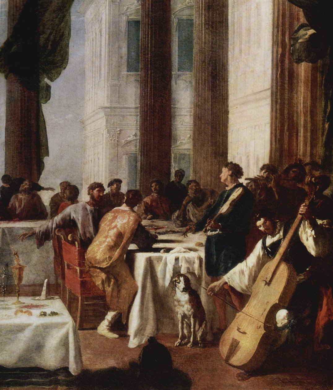 Bryllup på Cana av Johann Heinrich Schönfeld