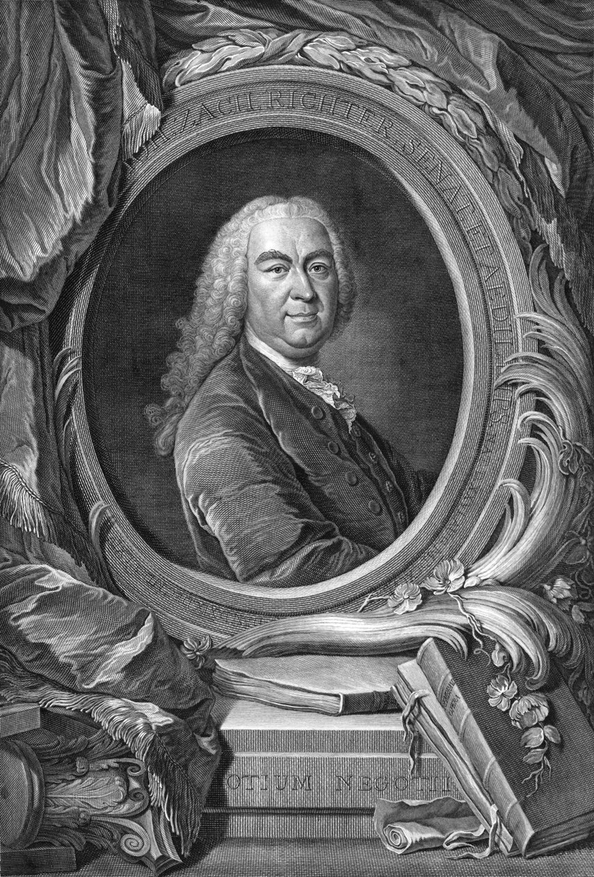 Avbildet person: Johann Christoph Richter av Martin Bernigeroth