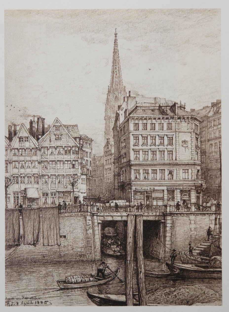 Flåte-bak-Mattentwiete av Johann Theobald Riefesell