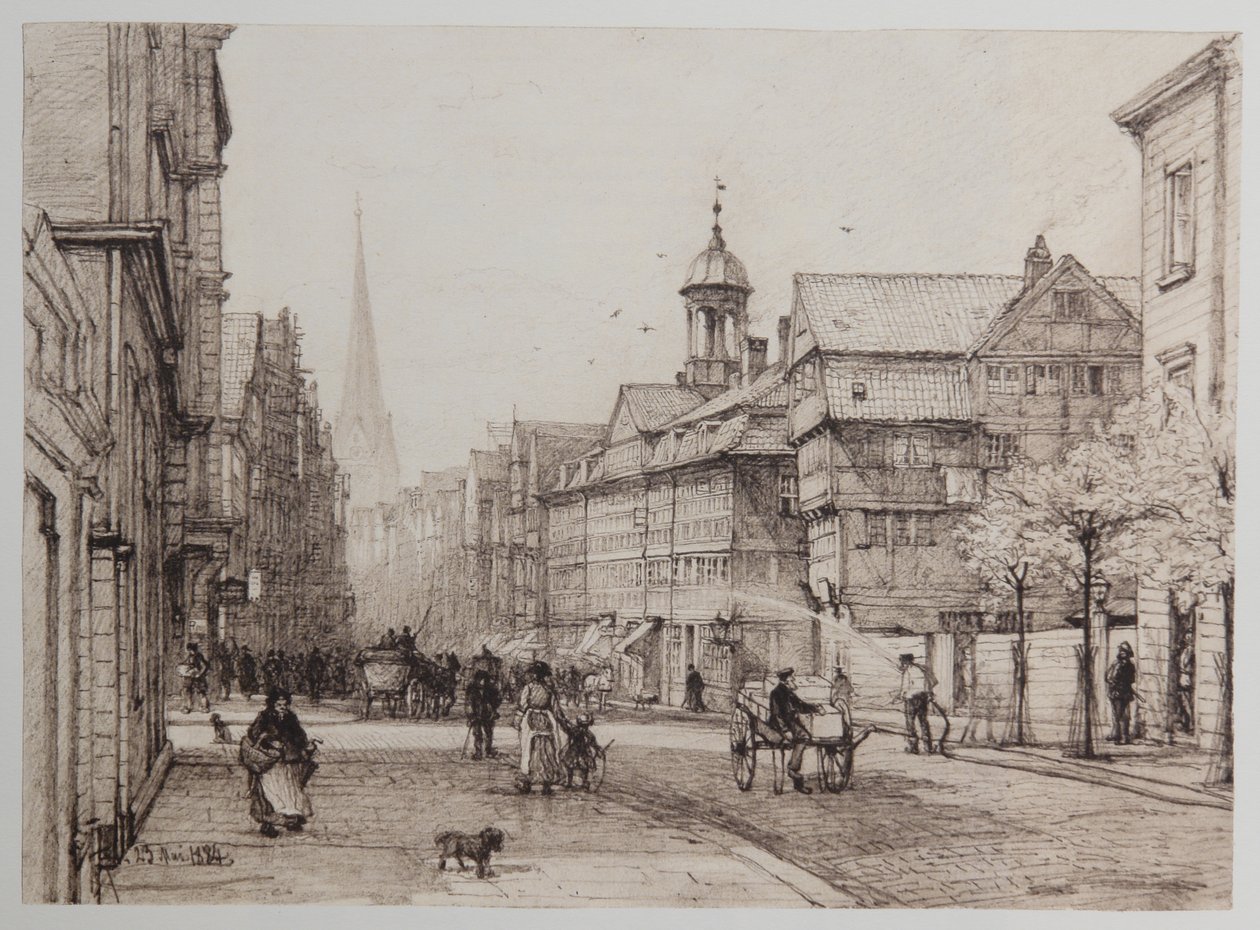 Spitalerstraße av Johann Theobald Riefesell