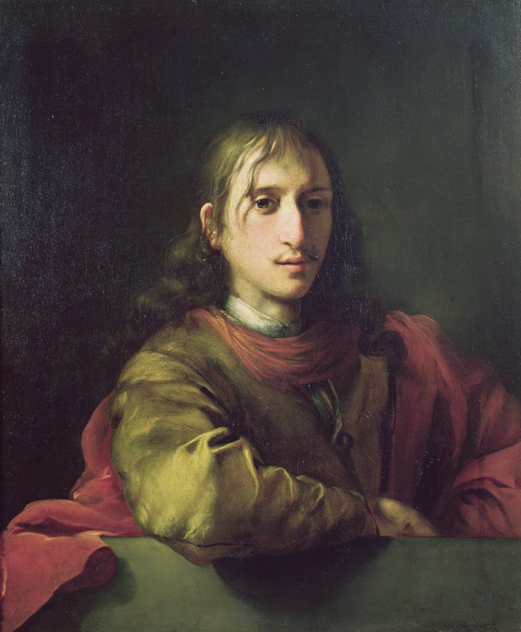 Portrett av en ung mann av Johann Ulrich Mayr