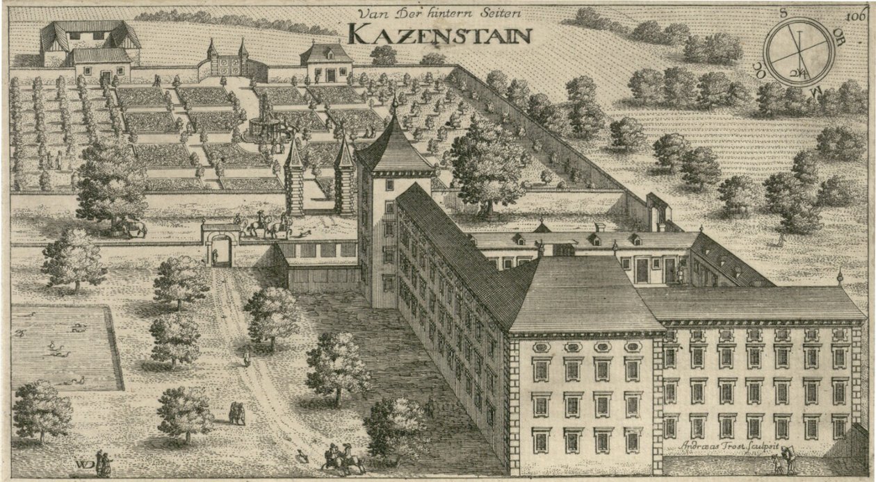 City Katzenstein (2) av Johann Weikhard von Valvasor