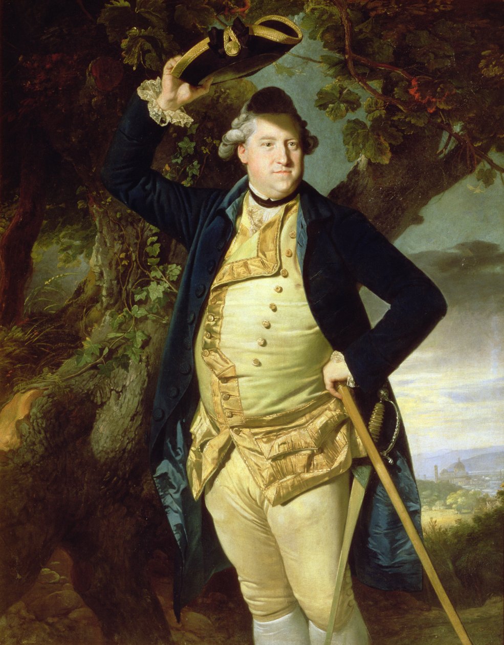 Portrett av George Nassau, 3rd Earl Cowper av Johan Joseph Zoffany