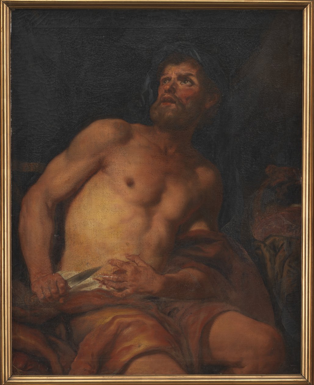 Cato den yngres død av Johann Carl Loth