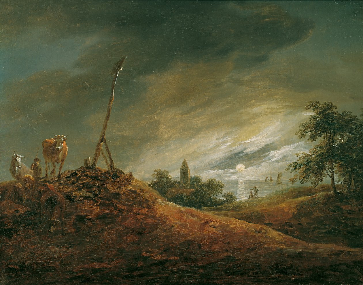 kveldslandskap av Johann Christian Brand