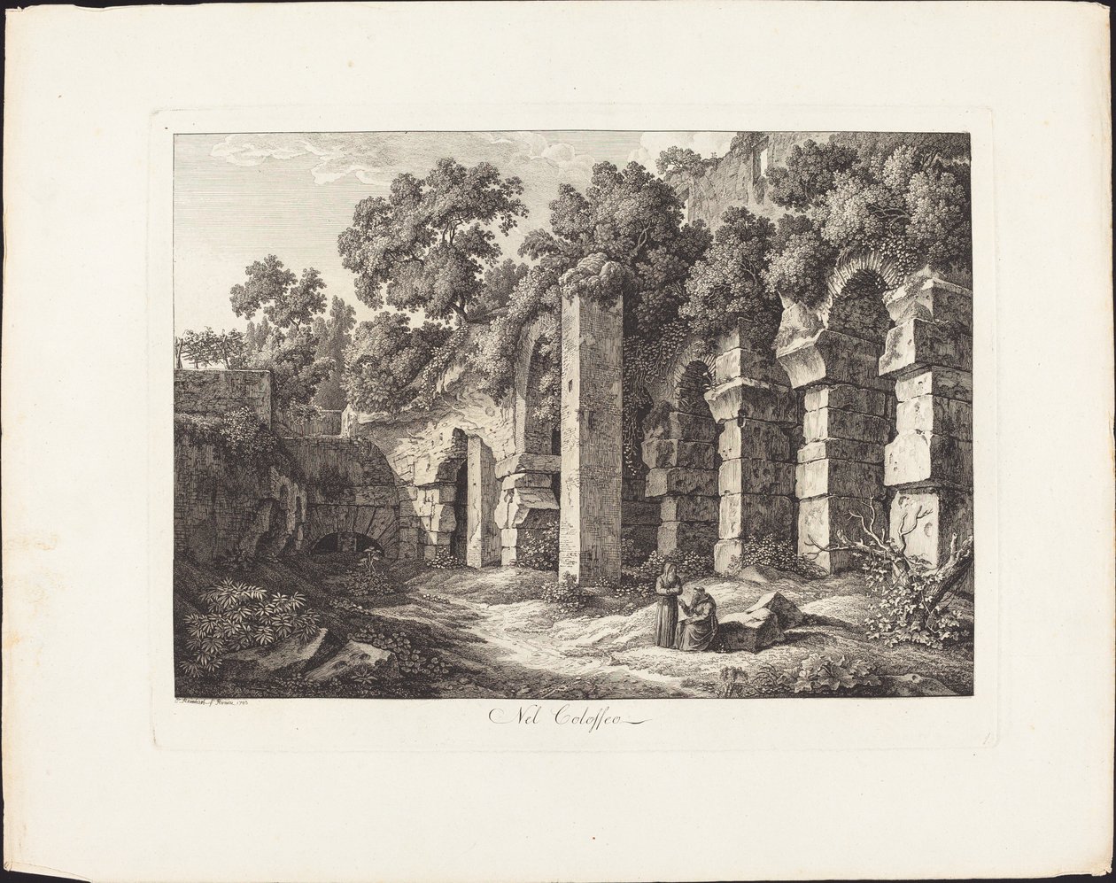 I Colosseum av Johann Christian Reinhart