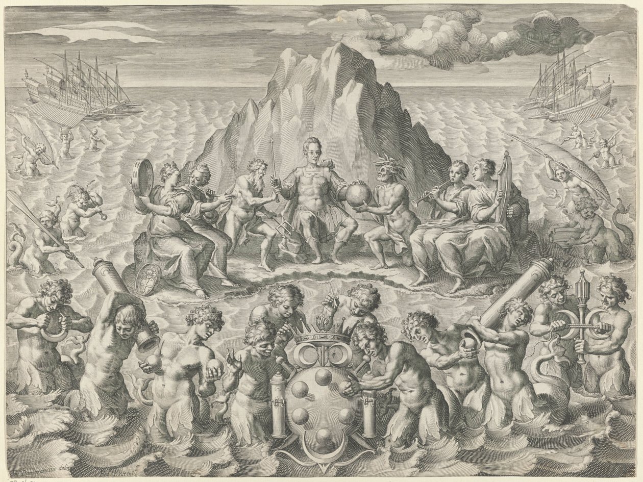 Allegorier op Francesco II de