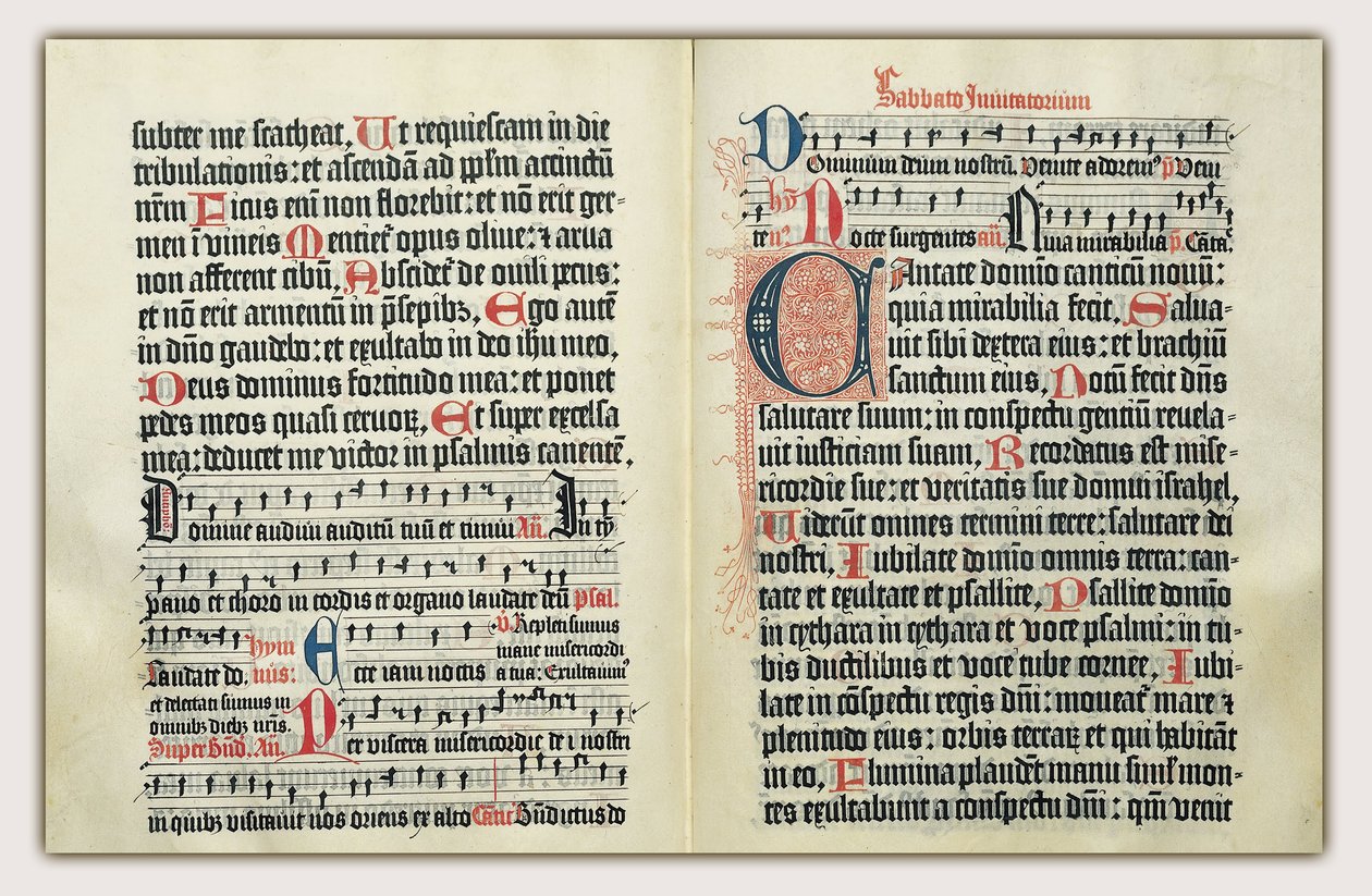 Mainz Psalter av Johann Fust and Peter Schoeffer