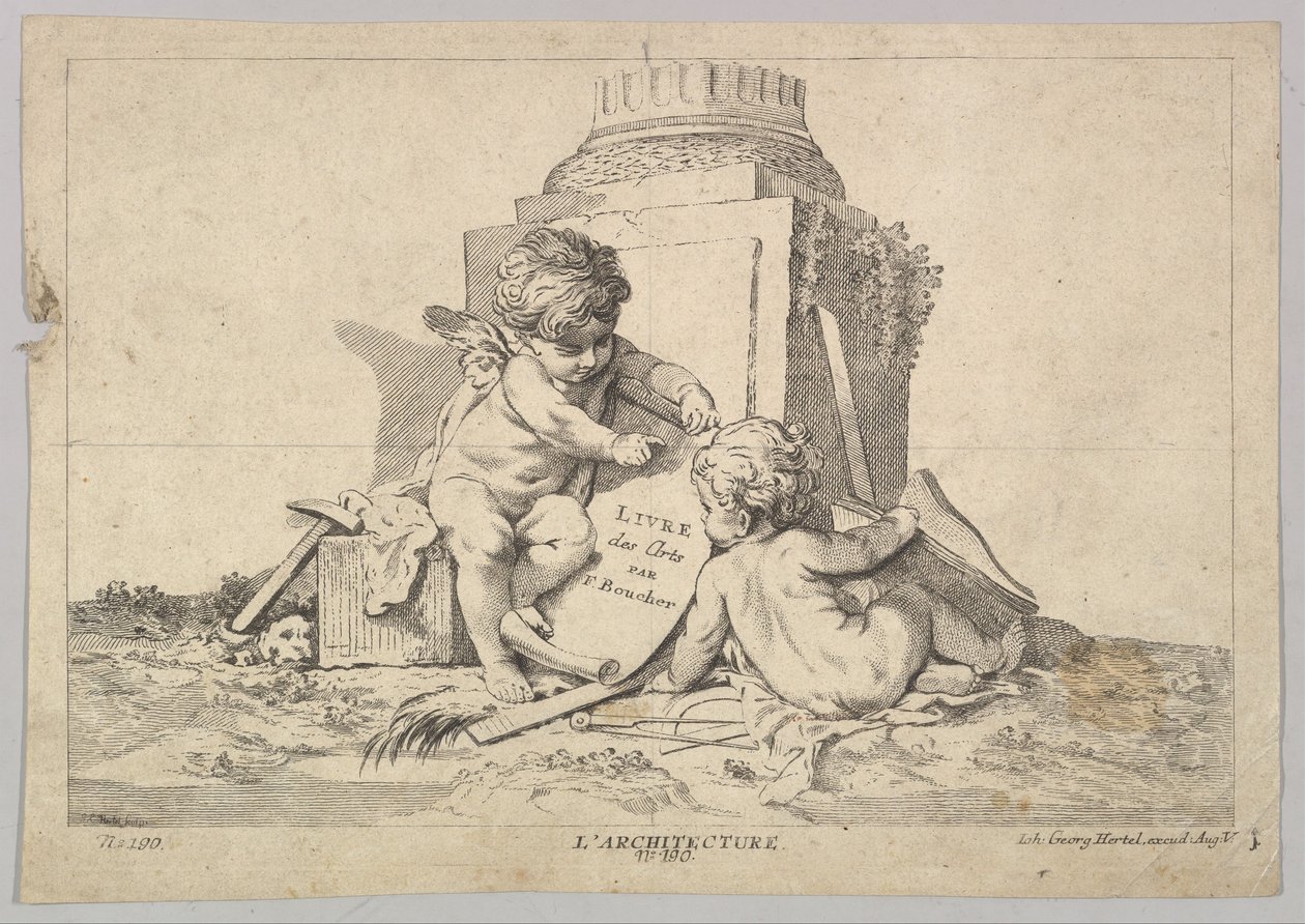 Arkitektur, 1700-tallet. av Johann Georg Hertel