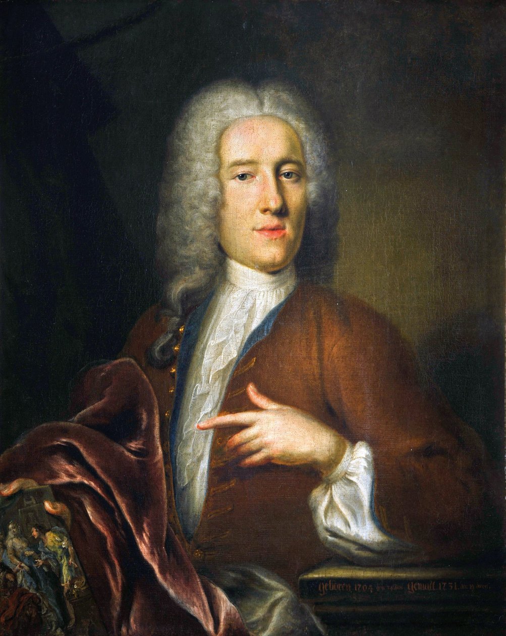 Selvportrett, 1731. av Johann Georg Platzer