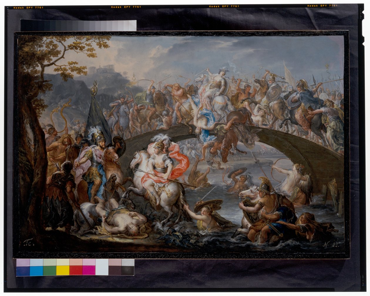 Slaget om Amazonas av Johann Georg Platzer