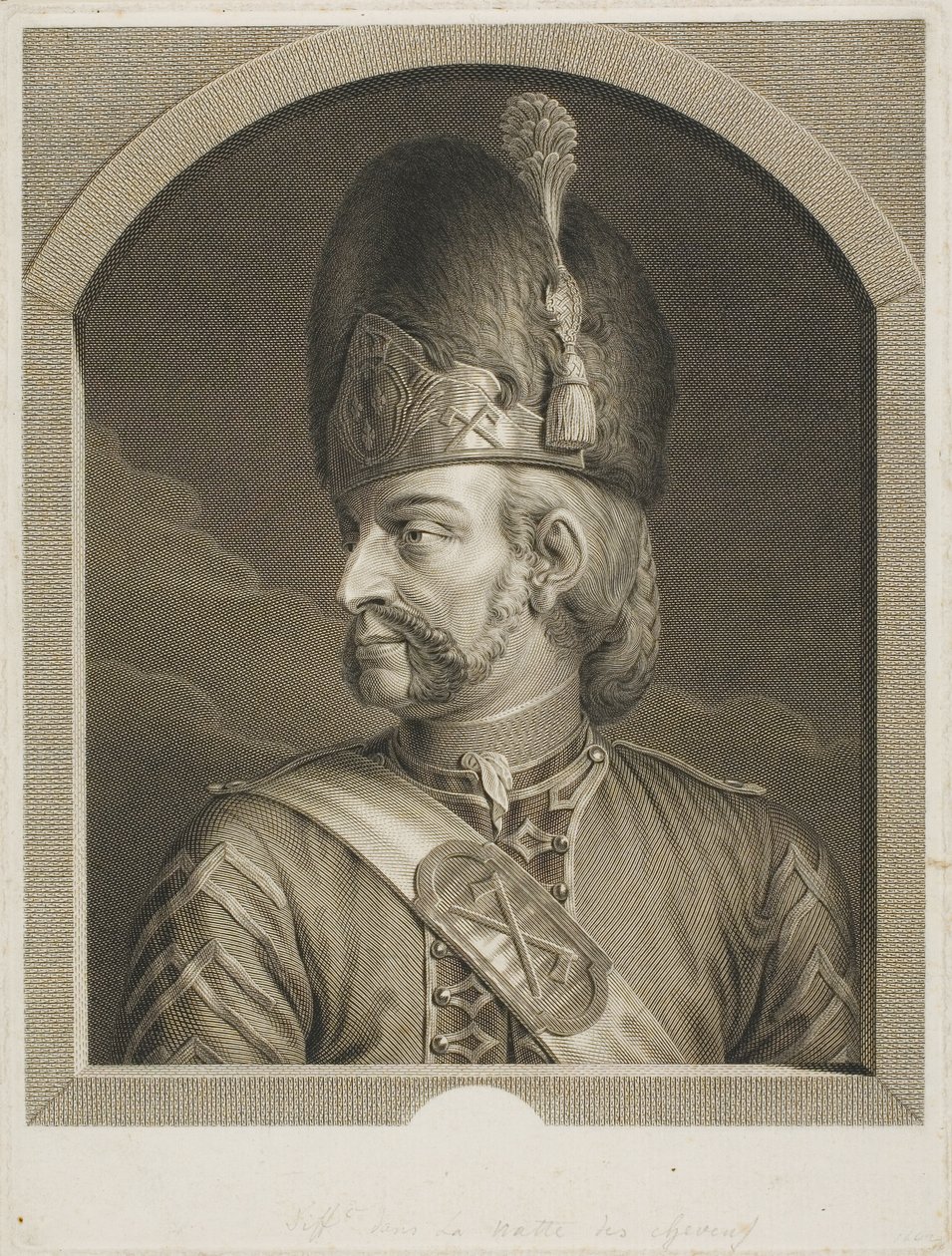 Sapper av de sveitsiske garde av Johann Georg Wille