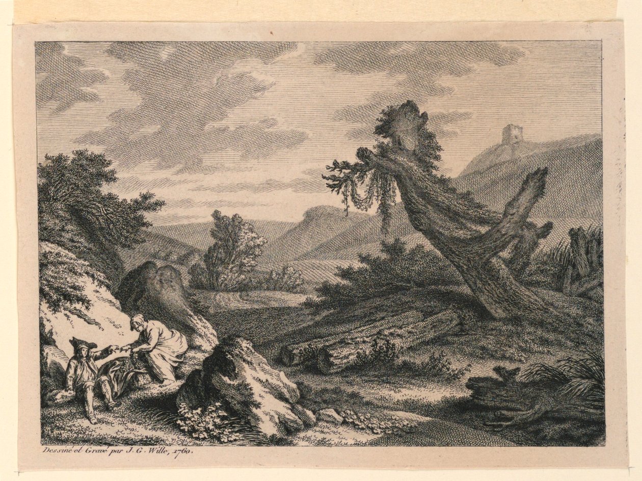 Pikniken av Johann Georg Wille
