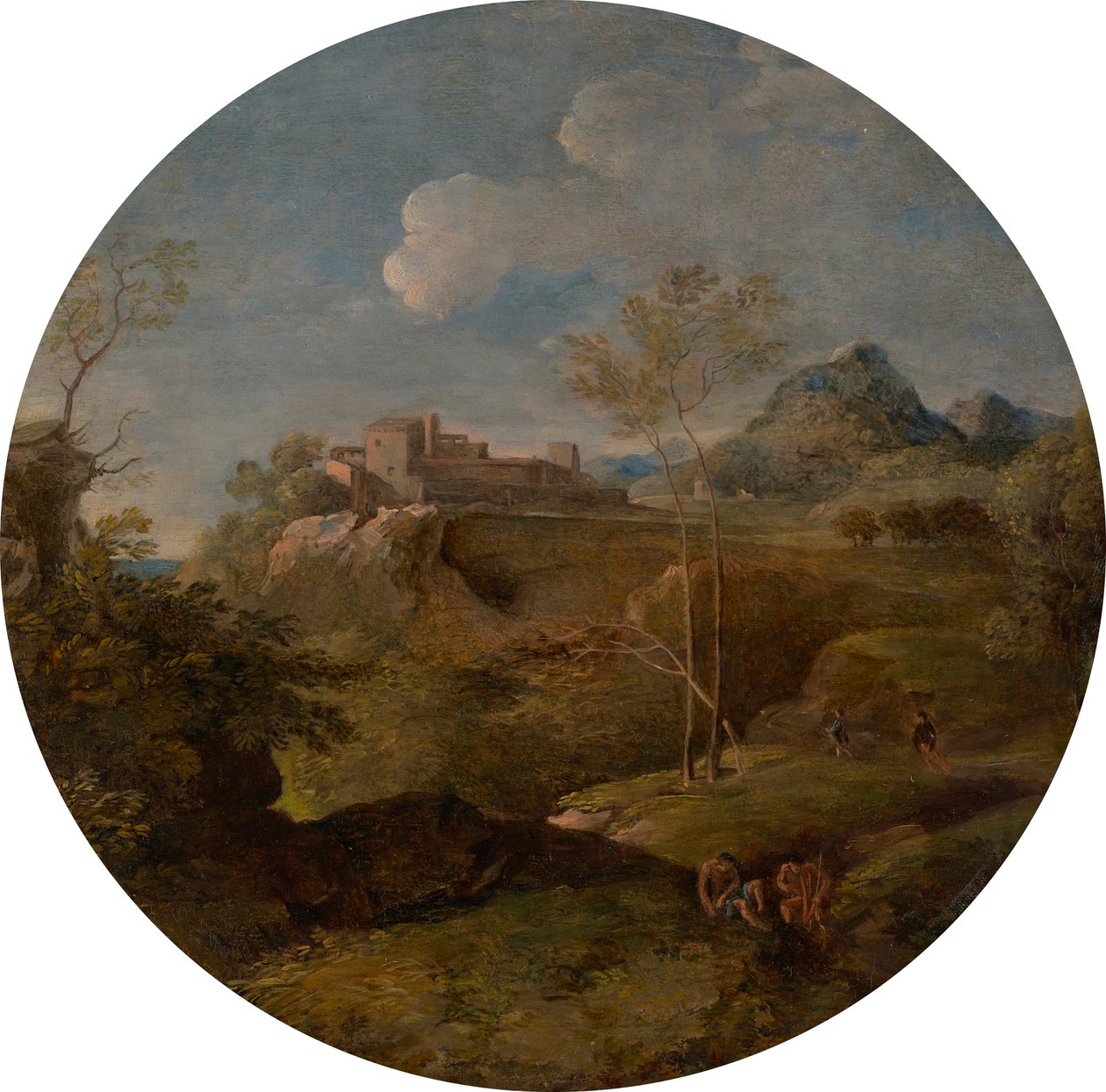 ideelt landskap av Johann Georg von Dillis
